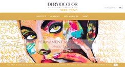 Desktop Screenshot of dermocolor.com